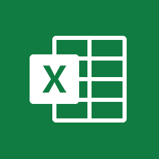 The Excel logo in icon form.