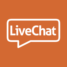 The LiveChat logo in icon form.