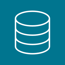 The My SQL logo in icon form.