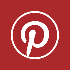 The Pinterest logo in icon form.