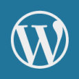 The WordPress logo in icon form.